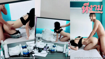 khunmheenew Onlyfans หลุดพี่หมี เย็ดรุ่นน้องขาวใสคาชุด โม๊กควยแบบเสียวๆ ก่อนจับโก่งหีเย็ดท่าหมากระแทกจนน้องร้องลั่นเสียวหีสุดๆ